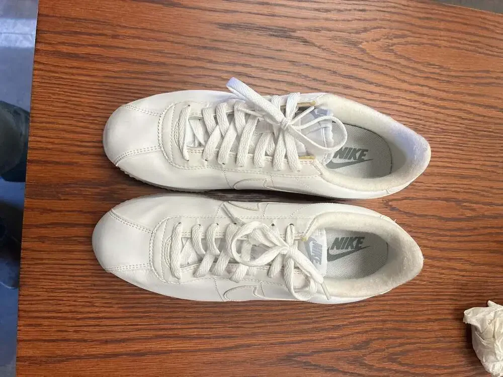 Nike Cortez Basic SL GS 'Triple White' Sneakers